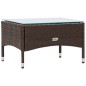 vidaXL Set Divani da Giardino 4 pz con Cuscini in Polyrattan Marrone vidaXL Set Divani da Giardino 4 pz con Cuscini in Polyrattan Marrone
