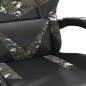 Sedia da Gaming Girevole Poggiapiedi Nero e Mimetico Similpelle Sedia da Gaming Girevole Poggiapiedi Nero e Mimetico Similpelle