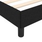 vidaXL Giroletto Nero 100x200 cm in Tessuto vidaXL Giroletto Nero 100x200 cm in Tessuto