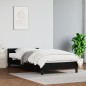 vidaXL Giroletto con Testiera Nero 90x200 cm in Similpelle vidaXL Giroletto con Testiera Nero 90x200 cm in Similpelle