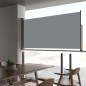 Tenda Laterale Retrattile per Patio 80x300 cm Grigia Tenda Laterale Retrattile per Patio 80x300 cm Grigia