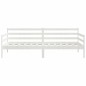 vidaXL Dormeuse Bianca 90x200 cm in Legno Massello di Pino
