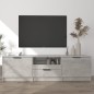 Mobile per TV Grigio Cemento 140x35x40cm Legno Multistrato Mobile per TV Grigio Cemento 140x35x40cm Legno Multistrato