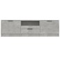 Mobile per TV Grigio Cemento 140x35x40cm Legno Multistrato Mobile per TV Grigio Cemento 140x35x40cm Legno Multistrato