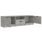 Mobile per TV Grigio Cemento 140x35x40cm Legno Multistrato Mobile per TV Grigio Cemento 140x35x40cm Legno Multistrato
