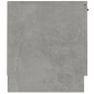 Mobile per TV Grigio Cemento 140x35x40cm Legno Multistrato Mobile per TV Grigio Cemento 140x35x40cm Legno Multistrato