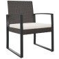 vidaXL Sedie da Pranzo da Giardino 2 pz Marroni in Rattan PP vidaXL Sedie da Pranzo da Giardino 2 pz Marroni in Rattan PP