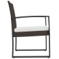 vidaXL Sedie da Pranzo da Giardino 2 pz Marroni in Rattan PP vidaXL Sedie da Pranzo da Giardino 2 pz Marroni in Rattan PP