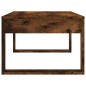 vidaXL Tavolino da Salotto Rovere Fumo 102x50x35 cm Legno Multistrato
