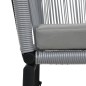 vidaXL Sedie da Giardino 2 pz Antracite in Rattan PE vidaXL Sedie da Giardino 2 pz Antracite in Rattan PE