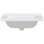 vidaXL Lavandino da Bagno Bianco 61x48x19,5cm Rettangolare in Ceramica vidaXL Lavandino da Bagno Bianco 61x48x19,5cm Rettangolare in Ceramica
