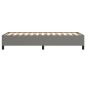 vidaXL Giroletto Grigio Scuro 90x190 cm in Tessuto