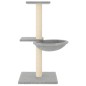 vidaXL Albero per Gatti con Tiragraffi in Sisal Grigio Chiaro 72 cm