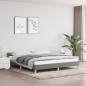 vidaXL Giroletto senza Materasso Grigio Scuro 180x200 cm Tessuto vidaXL Giroletto senza Materasso Grigio Scuro 180x200 cm Tessuto