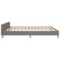 vidaXL Giroletto senza Materasso Grigio Scuro 180x200 cm Tessuto vidaXL Giroletto senza Materasso Grigio Scuro 180x200 cm Tessuto