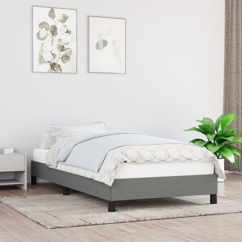 vidaXL Giroletto Grigio Scuro 80x200 cm in Tessuto vidaXL Giroletto Grigio Scuro 80x200 cm in Tessuto