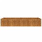vidaXL Fioriera Rialzata da Giardino 194x50x36 cm in Acciaio Corten vidaXL Fioriera Rialzata da Giardino 194x50x36 cm in Acciaio Corten