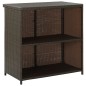 vidaXL Set da Bar 3 pz in Polyrattan Marrone vidaXL Set da Bar 3 pz in Polyrattan Marrone