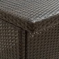 vidaXL Set da Bar 3 pz in Polyrattan Marrone vidaXL Set da Bar 3 pz in Polyrattan Marrone