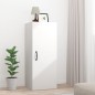 Armadietto Pensile a Muro Bianco 34,5x34x90cm Legno Multistrato Armadietto Pensile a Muro Bianco 34,5x34x90cm Legno Multistrato