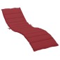 vidaXL Cuscino per Lettino Rosso Vino 200x50x3 cm in Tessuto Oxford vidaXL Cuscino per Lettino Rosso Vino 200x50x3 cm in Tessuto Oxford