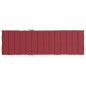 vidaXL Cuscino per Lettino Rosso Vino 200x50x3 cm in Tessuto Oxford vidaXL Cuscino per Lettino Rosso Vino 200x50x3 cm in Tessuto Oxford