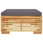 vidaXL Set Divani da Giardino 2 pz in Legno Massello di Teak vidaXL Set Divani da Giardino 2 pz in Legno Massello di Teak