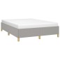 vidaXL Giroletto Grigio Chiaro 140x190 cm in Tessuto vidaXL Giroletto Grigio Chiaro 140x190 cm in Tessuto