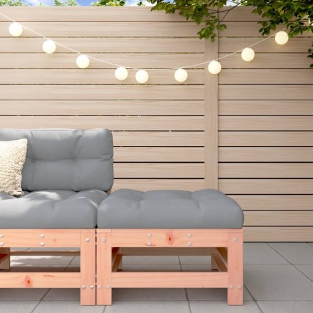 vidaXL Poggiapiedi da Giardino con Cuscino Legno Massello di Douglas