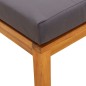 vidaXL Set da Pranzo da Giardino 3pz con Cuscini Legno Massello Acacia