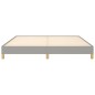 vidaXL Giroletto senza Materasso Grigio Chiaro 180x200 cm Tessuto vidaXL Giroletto senza Materasso Grigio Chiaro 180x200 cm Tessuto
