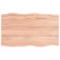 vidaXL Piano Tavolo Marrone Chiaro 100x60x2 cm in Rovere Non Trattato vidaXL Piano Tavolo Marrone Chiaro 100x60x2 cm in Rovere Non Trattato