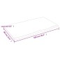 vidaXL Piano Tavolo Marrone Chiaro 100x60x2 cm in Rovere Non Trattato vidaXL Piano Tavolo Marrone Chiaro 100x60x2 cm in Rovere Non Trattato