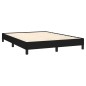 vidaXL Giroletto Nero 140x190 cm in Tessuto