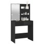 vidaXL Toeletta con LED Nera 74,5x40x141 cm vidaXL Toeletta con LED Nera 74,5x40x141 cm
