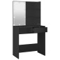 vidaXL Toeletta con LED Nera 74,5x40x141 cm vidaXL Toeletta con LED Nera 74,5x40x141 cm