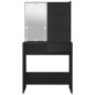 vidaXL Toeletta con LED Nera 74,5x40x141 cm vidaXL Toeletta con LED Nera 74,5x40x141 cm