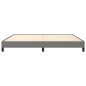 vidaXL Giroletto senza Materasso Grigio Scuro 200x200 cm Tessuto vidaXL Giroletto senza Materasso Grigio Scuro 200x200 cm Tessuto