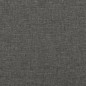 vidaXL Giroletto senza Materasso Grigio Scuro 200x200 cm Tessuto vidaXL Giroletto senza Materasso Grigio Scuro 200x200 cm Tessuto