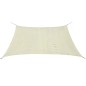 Vela Parasole in HDPE Quadrata 2x2 m Crema Vela Parasole in HDPE Quadrata 2x2 m Crema