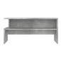 vidaXL Tavolino Salotto Grigio Cemento 90x55x42,5 cm Legno Multistrato vidaXL Tavolino Salotto Grigio Cemento 90x55x42,5 cm Legno Multistrato