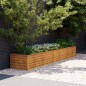 vidaXL Fioriera Rialzata da Giardino 291x50x36 cm in Acciaio Corten vidaXL Fioriera Rialzata da Giardino 291x50x36 cm in Acciaio Corten