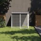 vidaXL Gabbia Polli Tetto Grigio Chiaro 103x98x90 cm Acciaio Zincato vidaXL Gabbia Polli Tetto Grigio Chiaro 103x98x90 cm Acciaio Zincato
