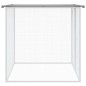 vidaXL Gabbia Polli Tetto Grigio Chiaro 103x98x90 cm Acciaio Zincato vidaXL Gabbia Polli Tetto Grigio Chiaro 103x98x90 cm Acciaio Zincato