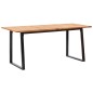 vidaXL Set Pranzo da Giardino 9 pz Polyrattan e Legno Acacia Grigio vidaXL Set Pranzo da Giardino 9 pz Polyrattan e Legno Acacia Grigio