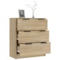 Credenza Rovere Sonoma 60x30x70 cm in Legno Multistrato Credenza Rovere Sonoma 60x30x70 cm in Legno Multistrato