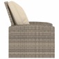 vidaXL Poltrona Reclinabile Giardino Cuscini Marrone Chiaro Polyrattan vidaXL Poltrona Reclinabile Giardino Cuscini Marrone Chiaro Polyrattan