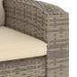 vidaXL Poltrona Reclinabile Giardino Cuscini Marrone Chiaro Polyrattan vidaXL Poltrona Reclinabile Giardino Cuscini Marrone Chiaro Polyrattan