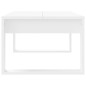 vidaXL Tavolino da Salotto Bianco 102x50x35 cm in Legno Multistrato