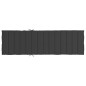 vidaXL Cuscino per Lettino Nero 200x50x3 cm in Tessuto Oxford vidaXL Cuscino per Lettino Nero 200x50x3 cm in Tessuto Oxford